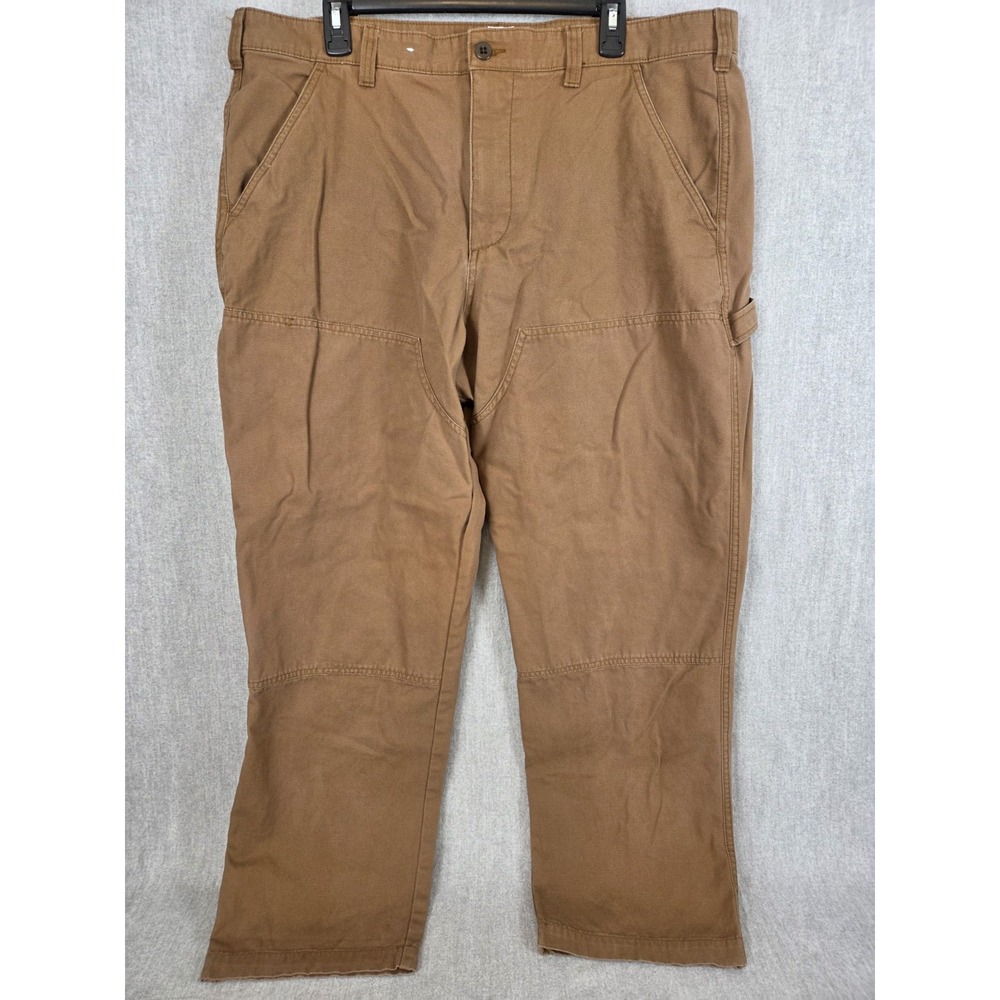 Gap Double Knee Cargo Pants‎ Men's 40x32 Carpenter Brown Cotton Canvas Straight